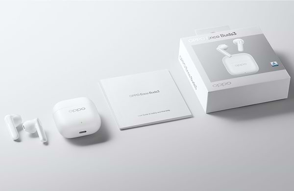 Фото - Навушники вкладиші бездротові TWS OPPO Enco Buds 3 Snow White