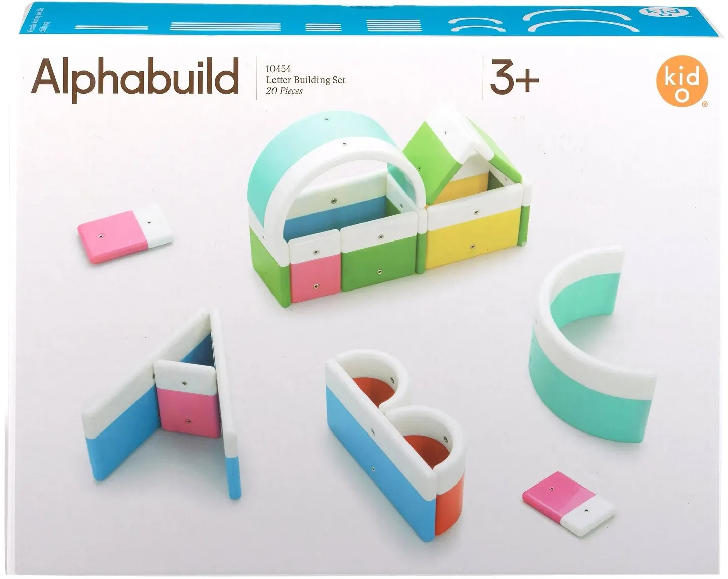 Магнітний конструктор Kid O Абетка (10454)