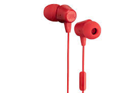 Фото - Навушники вкладиші дротові JBL C50HI Red (JBLC50HIRED)