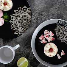 Фото - Тарілка обідня Limited Edition Kora 25 см Black (JH5277S-1)