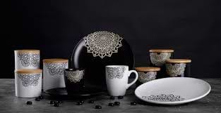 Фото - Тарілка обідня Limited Edition Kora 25 см Black (JH5277S-1)