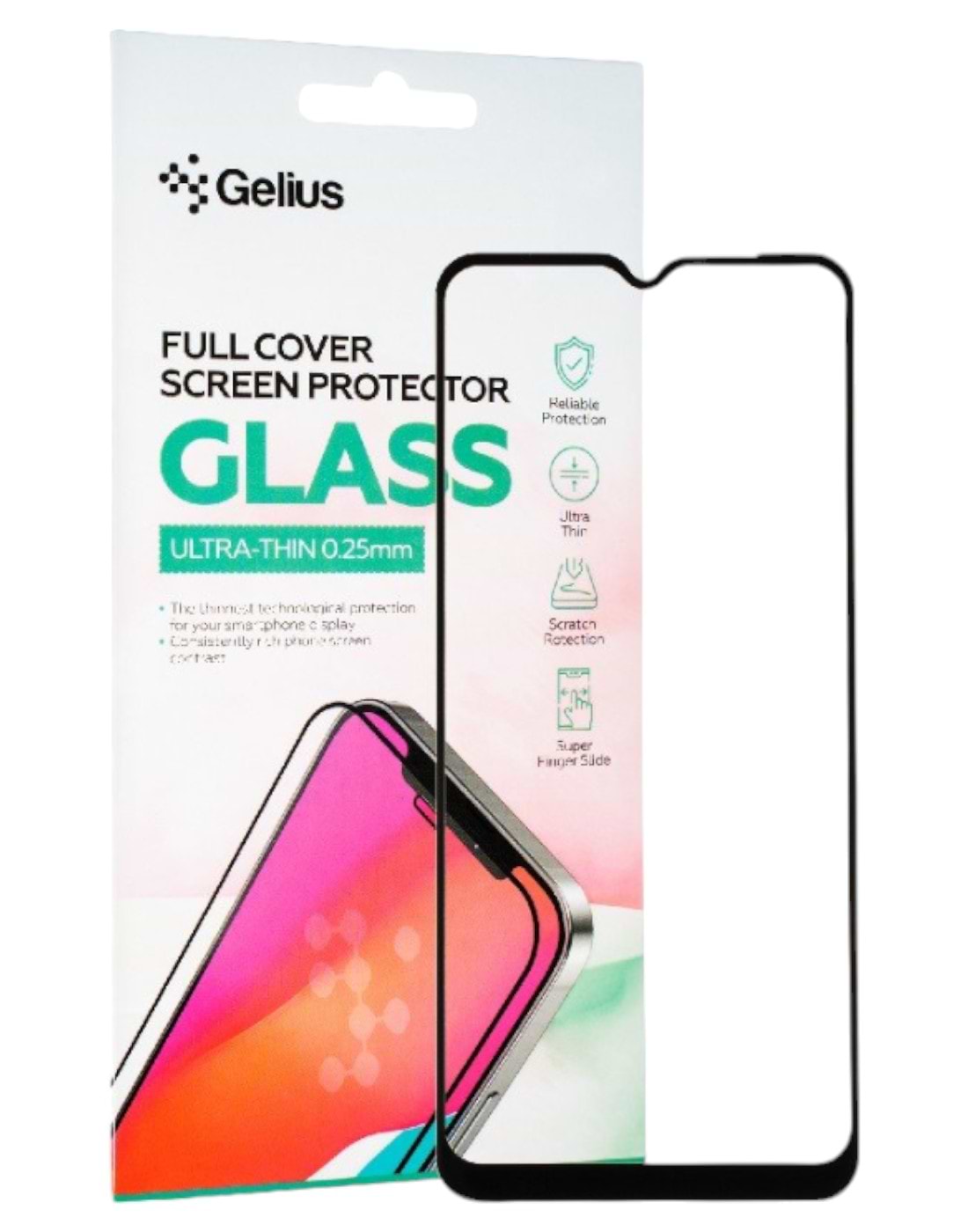 Защитное стекло для смартфона Gelius Full Cover Ultra-Thin 0.25mm for Xiaomi Redmi Note 11T Pro 5G / Note 11T Pro Plus 5G Black (95073) - Фото 1