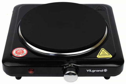 Плита електрична настільна ViLgrand VHP181F Black