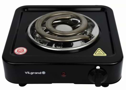 Купить Плита электрическая настольная ViLgrand VHP161D Black - Фото 1 Плита электрическая настольная ViLgrand VHP161D Black - Фото 1