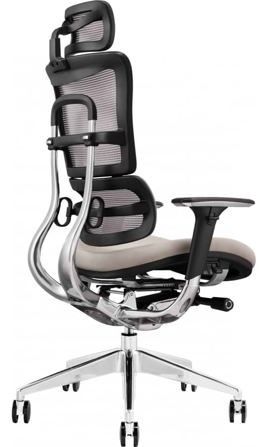 Фото - Кресло офисное GT Racer X-801 Bright Gray (W-20 B-40)