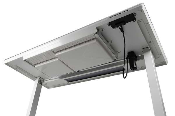 Фото - Стіл з електрорегулюванням висоти Barsky StandUp White glass (BST-12new)