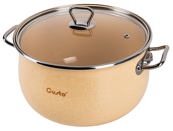 Фото - Кастрюля Gusto Пряженое молоко Premium 5,7 л (GT-T-224-PM)