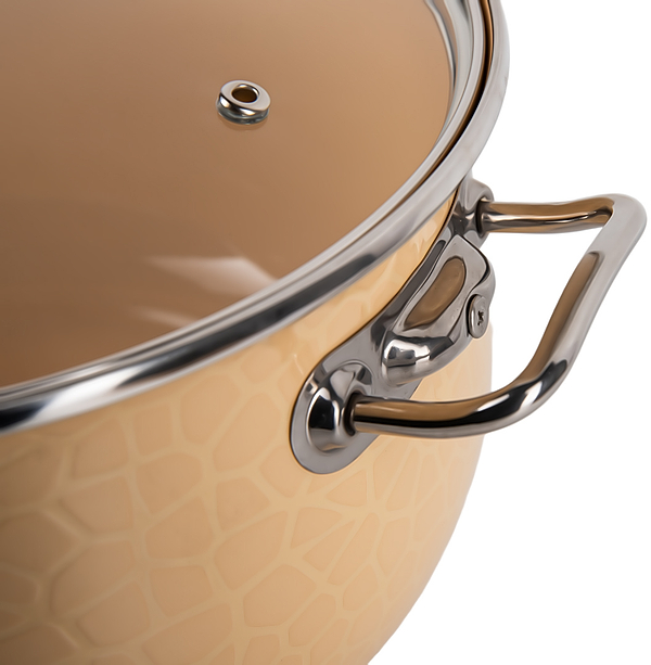 Фото - Кастрюля Gusto Пряженое молоко Premium 5,7 л (GT-T-224-PM)