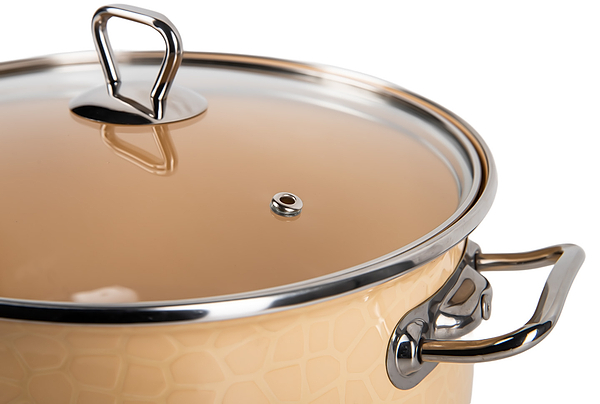 Фото - Кастрюля Gusto Пряженое молоко Premium 5,7 л (GT-T-224-PM)