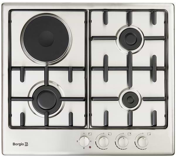 Фото - Варочная панель комбинированная Borgio 6630 FFD Inox