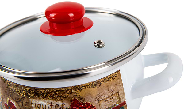 Фото - Кастрюля Gusto GT-T-118-FG Цветочный сад 18 см 3.1 л