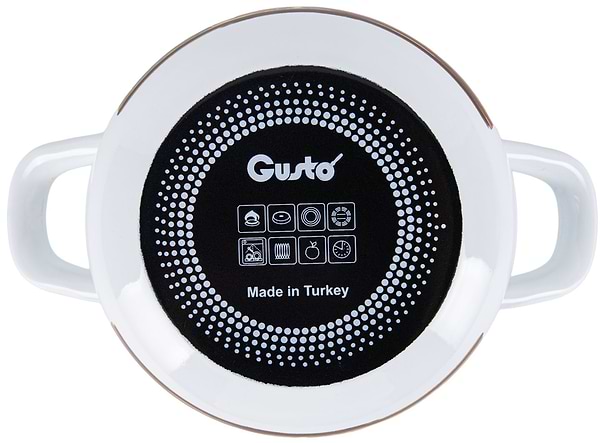 Фото - Кастрюля Gusto GT-T-118-FG Цветочный сад 18 см 3.1 л