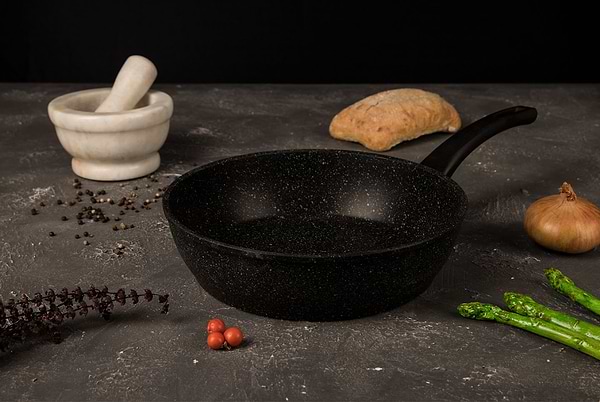 Фото - Сковорода универсальная Biol 26078Р Блэк Стоун 26 см