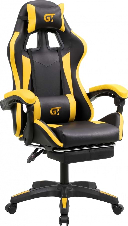 Кресло для геймеров GT Racer X-2323 Black/Yellow