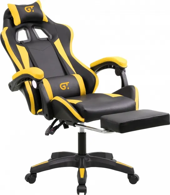Фото - Кресло для геймеров GT Racer X-2323 Black/Yellow
