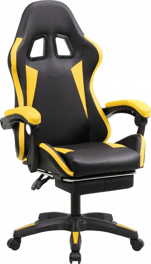 Фото - Кресло для геймеров GT Racer X-2323 Black/Yellow