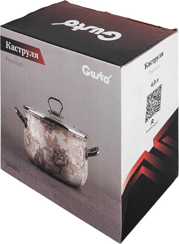 Фото - Кастрюля Gusto Яркие лаймы Premium 20 см 4,0 л (GT-T-120-LI)