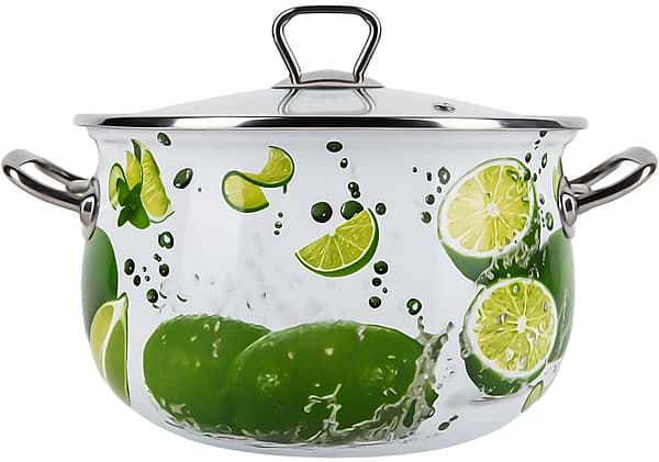 Фото - Кастрюля Gusto Яркие лаймы Premium 20 см 4,0 л (GT-T-120-LI)
