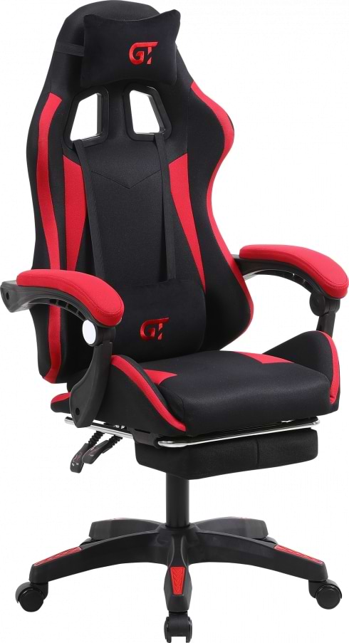 Фото - Крісло для геймерів GT Racer X-2324 Fabric Black/Red