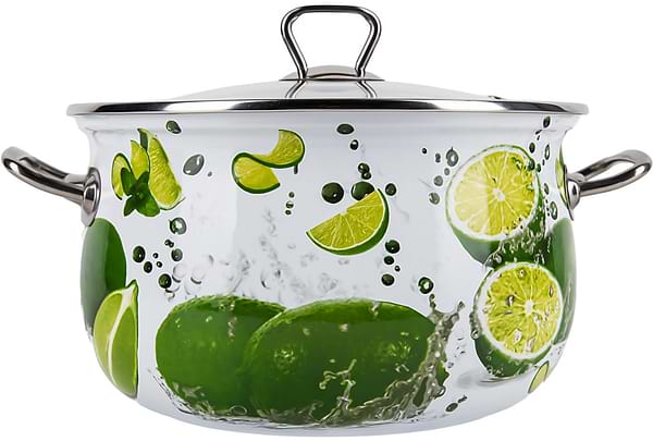 Фото - Кастрюля Gusto GT-T-122-LI Яркие лаймы Premium 22 см 5.1 л