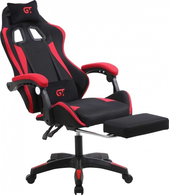 Фото - Крісло для геймерів GT Racer X-2324 Fabric Black/Red