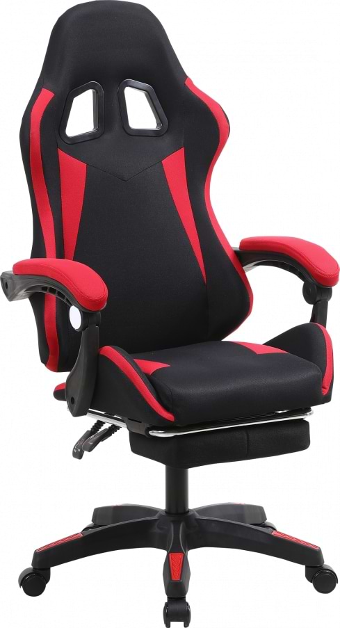 Фото - Крісло для геймерів GT Racer X-2324 Fabric Black/Red
