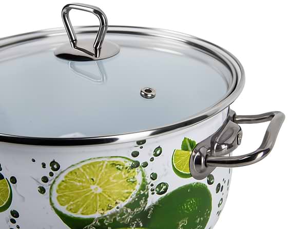Фото - Кастрюля Gusto GT-T-122-LI Яркие лаймы Premium 22 см 5.1 л