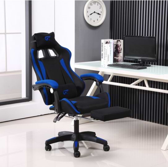 Фото - Кресло для геймеров GT Racer X-2324 Fabric Black/Blue