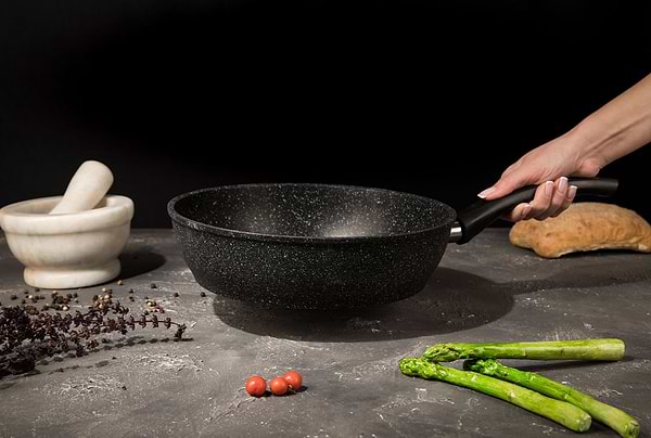 Фото - Сковорода универсальная Biol 26078Р Блэк Стоун 26 см