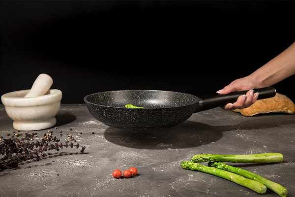 Фото - Сковорода універсальна Biol 24074Р Стейк Меню 24 см