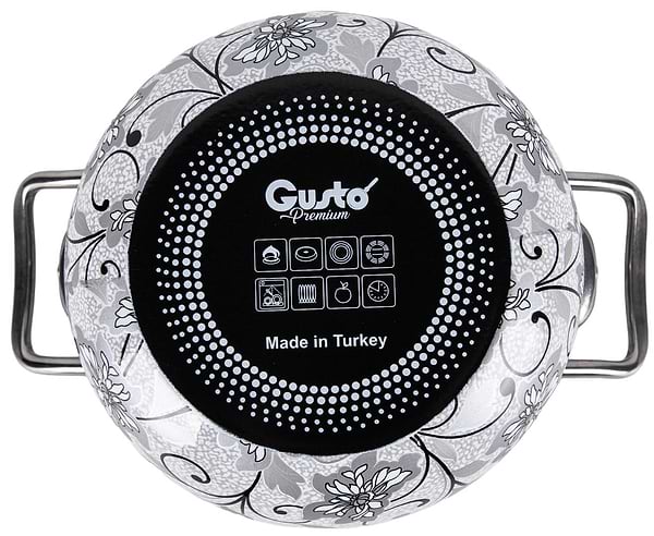 Фото - Кастрюля Gusto GT-T-216-С Мережка Premium 16 см 2.1 л