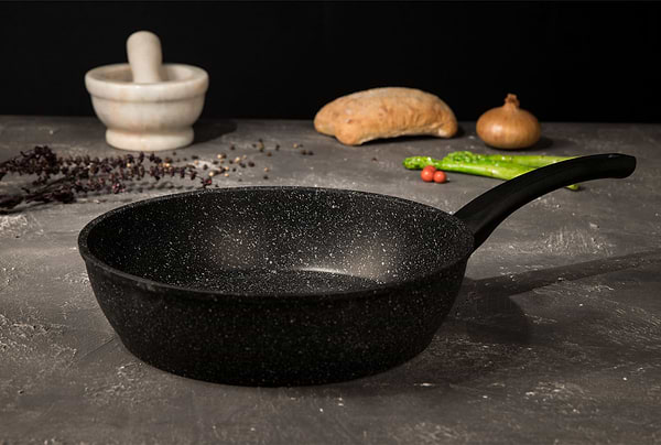 Фото - Сковорода универсальная Biol 26078Р Блэк Стоун 26 см