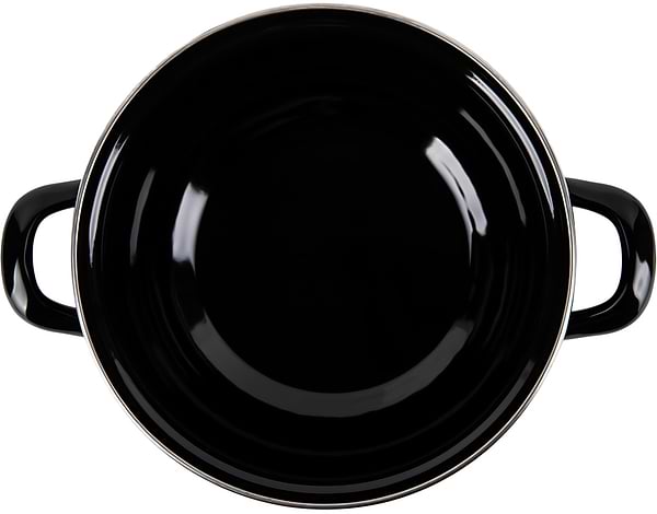 Фото - Кастрюля Gusto GT-T-124-LCB Давайте готовить черная 24 см 5.7 л