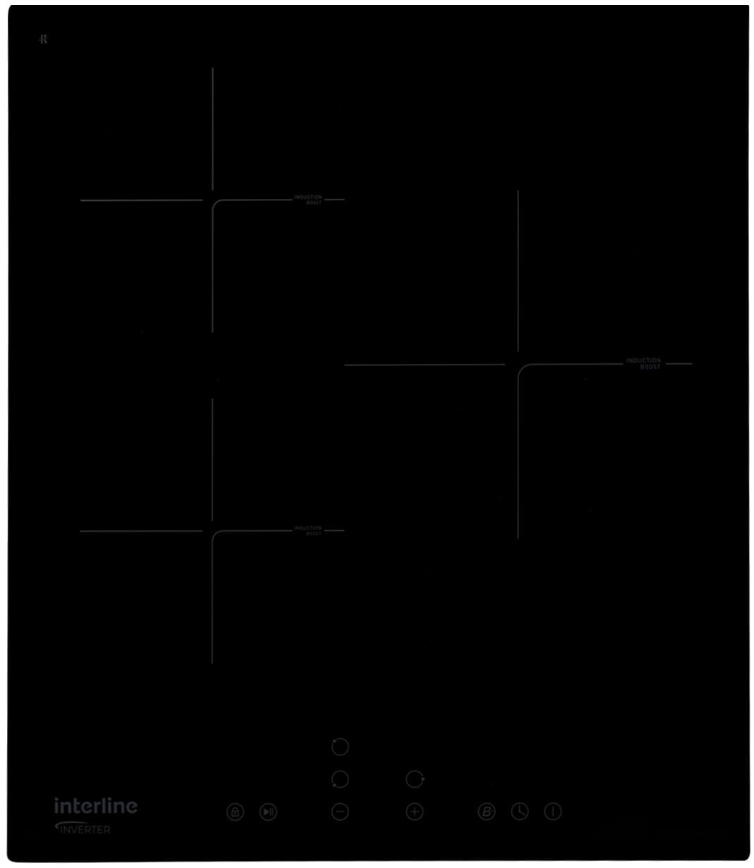Варочная панель электрическая Interline HIV 740 SIB BG - Фото 1