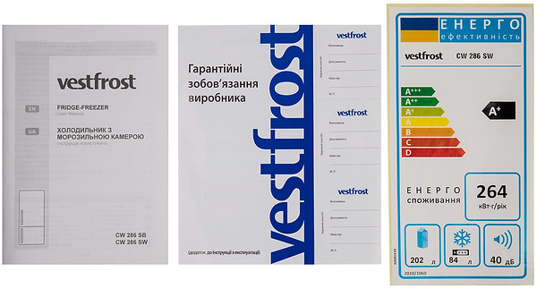 Фото - Холодильник Vestfrost CW 286 SW