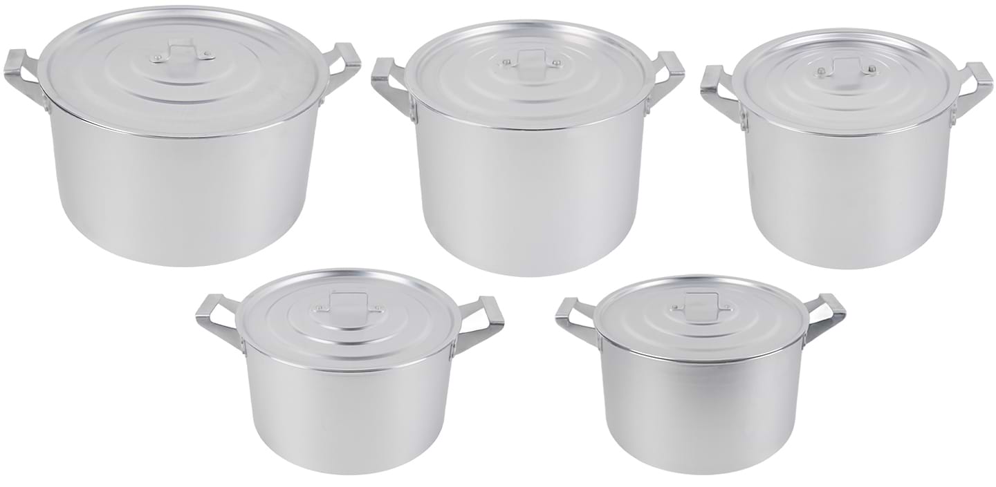 Набор посуды Gusto 5 шт. 3.5л/4.5л/6л/8л/10л (GT-1600-05) - Фото 1