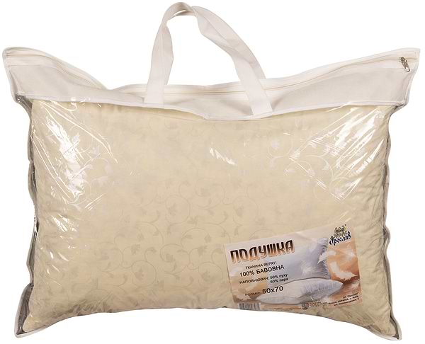 Фото - Подушка стандартная Ярослав 50% пух 70х50 (1797)