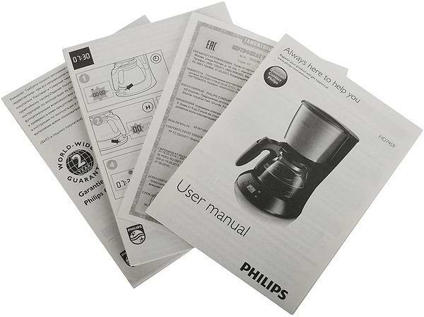 Фото - Кавоварка крапельна Philips Daily Collection HD7459/20