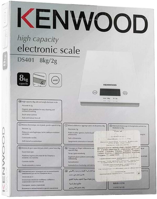 Фото - Весы кухонные Kenwood DS401