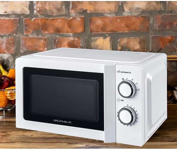 Фото - Мікрохвильова піч (НВЧ) Grunhelm 20MX711-W White