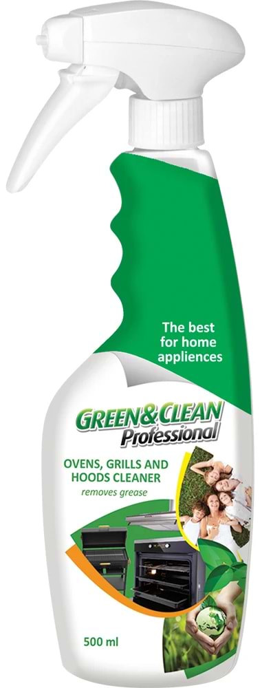 Засіб для чищення духовок Green&Clean Professional для витяжок та грилів, 500 мл - Фото 1