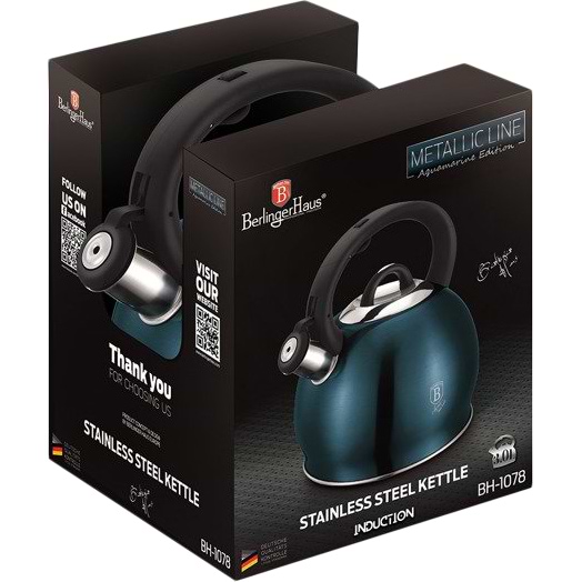 Фото - Чайник металевий BerlingerHaus BH 1078N