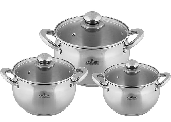 Фото - Набір посуду Maxmark MK-APP7506G 6 пр. Фото - Набір посуду Maxmark MK-APP7506G 6 пр.