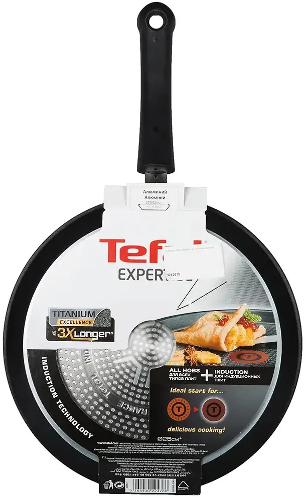 Фото - Сковорода для блинов Tefal C6203872 Expertise 25 см