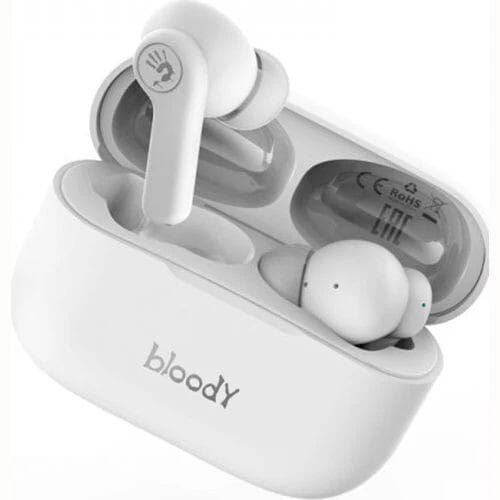 Фото - Уцінка - Навушники вкладиші бездротові TWS Bloody M30 White