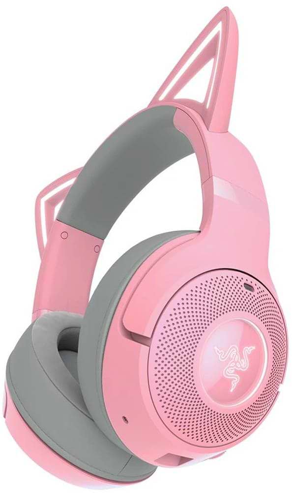 Фото - Гарнитура беспроводная игровая Razer Kraken Kitty V2 BT Quartz (RZ04-04860100-R3M1)