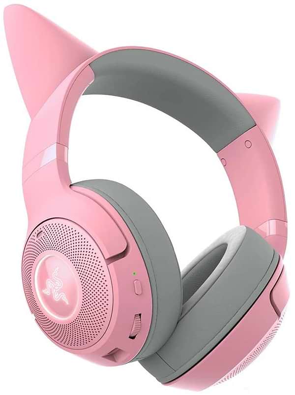 Фото - Гарнитура беспроводная игровая Razer Kraken Kitty V2 BT Quartz (RZ04-04860100-R3M1)