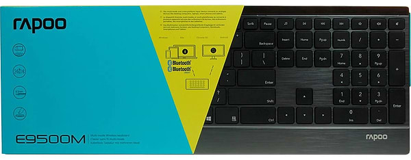 Фото - Клавиатура беспроводная Rapoo E9500M Black