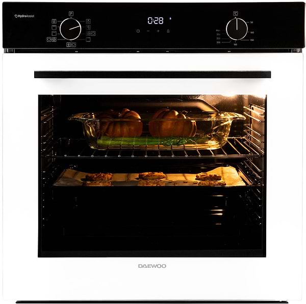 Фото - Дух.шафа + індукційна поверхня Daewoo O7EFD19M2WBUA + H6VS28M2BUA