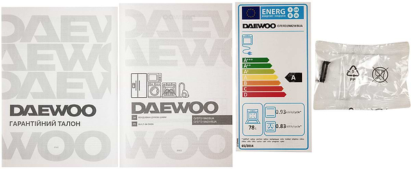 Фото - Духовой шкаф + варочная панель газовая Daewoo O7EFD19M2WBUA + H60GK40M2BUA
